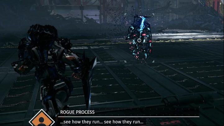The fight with Rogue Process, the last boss will takes place in a special arena, which you will find in The Nucleus - Rogue Processs | Boss in The Surge - Bosses - The Surge Game Guide