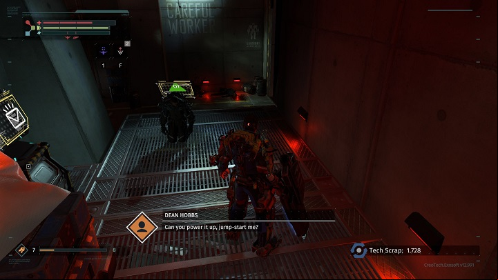 Sally is the first NPC that s you in the game - NPC in The Surge - Game World - The Surge Game Guide