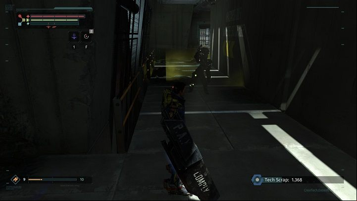 After ing through the Recycling zone to the Toxic Waste Maintenance you will through a corridor with poison stains on the ground - Ferguson - Audiologs in The Surge - Audiologs and comics - The Surge Game Guide