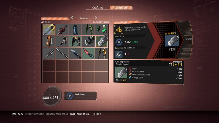 Things are simple in the case of weapons - Crafting and upgrading in The Surge - Equipment - The Surge Game Guide