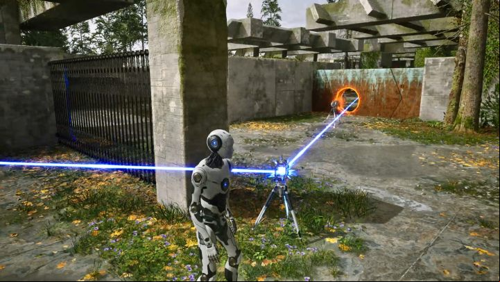 If you use only a single connector in progress of solving this puzzle, you can unlock a very rare Single Rod trophy - Talos Principle 2: All Puzzle in Wooded Plateau - Act 1 - Talos Principle 2 Guide