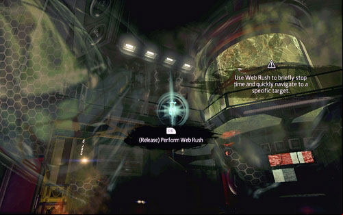 After regaining control, hold down RB to enter the so-called Web Rush - Chapter 01 - Oscorp Is Your Friend - Walkthrough - The Amazing Spider-Man - Game Guide and Walkthrough