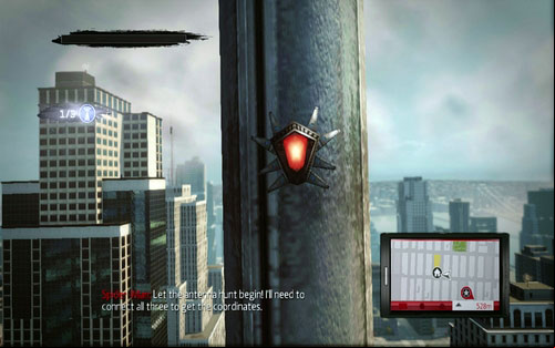 Press Y and then RB to get onto the top - Chapter 03 - In the Shadow of Evils Past - p. 1 - Walkthrough - The Amazing Spider-Man - Game Guide and Walkthrough