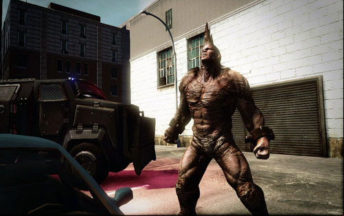 In order to continue with the mission, head towards the white star icon to confront a Rhino enemy - Chapter 03 - In the Shadow of Evils Past - p. 1 - Walkthrough - The Amazing Spider-Man - Game Guide and Walkthrough