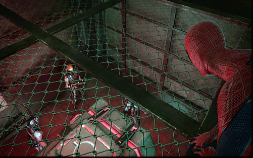 The tunnel will lead you to an elevator with the shipment you're looking for - Chapter 03 - In the Shadow of Evils Past - p. 1 - Walkthrough - The Amazing Spider-Man - Game Guide and Walkthrough
