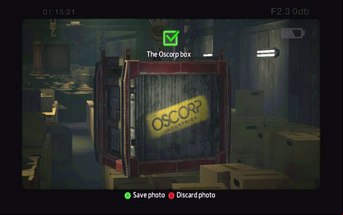 If you take a correct photo, a green sign will appear - Chapter 03 - In the Shadow of Evils Past - p. 2 - Walkthrough - The Amazing Spider-Man - Game Guide and Walkthrough
