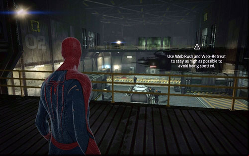 After you're done, the reporter will open the door in front of you - Chapter 03 - In the Shadow of Evils Past - p. 2 - Walkthrough - The Amazing Spider-Man - Game Guide and Walkthrough