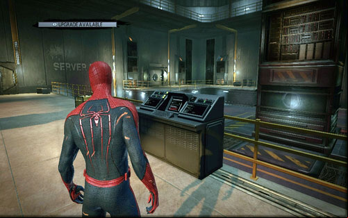After you're done, destroy the nearby computer - Chapter 03 - In the Shadow of Evils Past - p. 2 - Walkthrough - The Amazing Spider-Man - Game Guide and Walkthrough