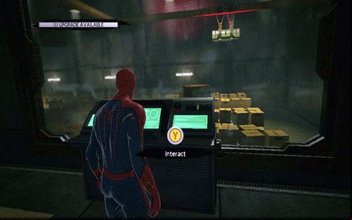 Help her by using the nearby computer (Y) and head further to the right - Chapter 03 - In the Shadow of Evils Past - p. 2 - Walkthrough - The Amazing Spider-Man - Game Guide and Walkthrough