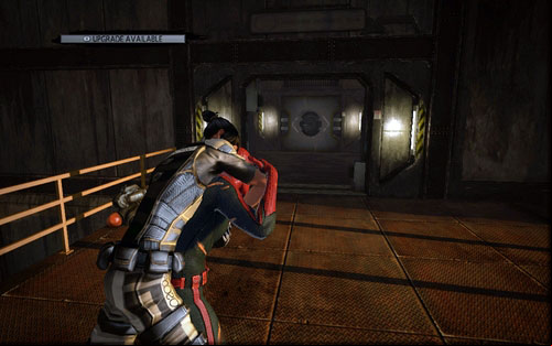 After your companion finds the right tablet, approach her and take her to the corridor from which you came - Chapter 03 - In the Shadow of Evils Past - p. 2 - Walkthrough - The Amazing Spider-Man - Game Guide and Walkthrough