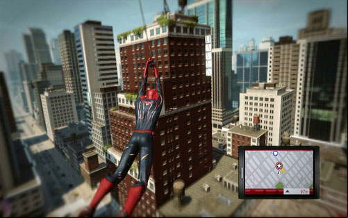 After the fight, return to your apartment and give Connors his tablet, avoiding a couple riflemen and helicopters on your way - Chapter 03 - In the Shadow of Evils Past - p. 2 - Walkthrough - The Amazing Spider-Man - Game Guide and Walkthrough