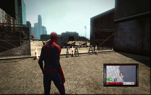 Right after leaving the apartment you will be able to perform an additional mission of transporting a fugitive to a nearby police station - Chapter 04 - The Thrill of the Hunt - p. 1 - Walkthrough - The Amazing Spider-Man - Game Guide and Walkthrough