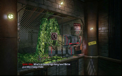 Head onwards and you will reach a spot where Spider-Man will with the journalist - Chapter 04 - The Thrill of the Hunt - p. 1 - Walkthrough - The Amazing Spider-Man - Game Guide and Walkthrough