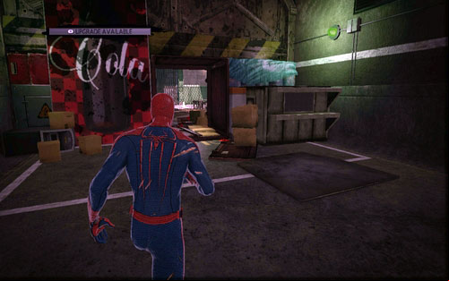 This time your instinct will lead you to a tunnel with a Cola poster inside - Chapter 04 - The Thrill of the Hunt - p. 2 - Walkthrough - The Amazing Spider-Man - Game Guide and Walkthrough