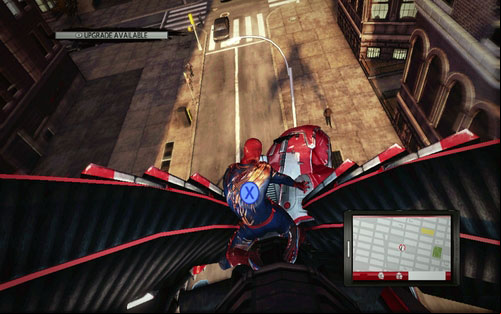 When you will be close enough, you will be prompted to press RB - Chapter 05 - To Smash the Spider - Walkthrough - The Amazing Spider-Man - Game Guide and Walkthrough