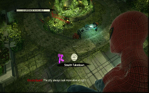 After getting inside the building, get rid of the first group of enemies with stealth attacks - Chapter 06 - Smythe Strikes Back - p. 1 - Walkthrough - The Amazing Spider-Man - Game Guide and Walkthrough