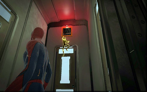 On the other side, head inside the ventilation shaft and you will reach the room where Gwen is held - Chapter 06 - Smythe Strikes Back - p. 1 - Walkthrough - The Amazing Spider-Man - Game Guide and Walkthrough