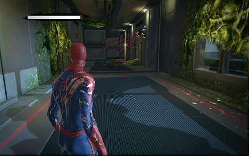 A bit further you will come across two more similar robots - Chapter 06 - Smythe Strikes Back - p. 2 - Walkthrough - The Amazing Spider-Man - Game Guide and Walkthrough