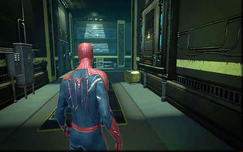 A group of guards awaits you there, you can eliminate them silently or by using spider web - Chapter 07 - Spidey to the Rescue - Walkthrough - The Amazing Spider-Man - Game Guide and Walkthrough