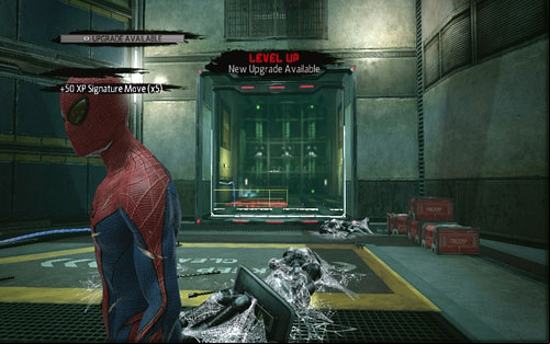 After eliminating the last guard, the door to a new room will open - Chapter 07 - Spidey to the Rescue - Walkthrough - The Amazing Spider-Man - Game Guide and Walkthrough