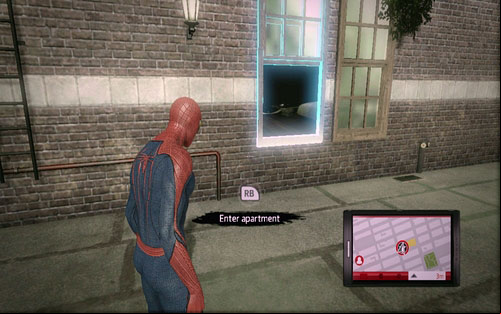 After you finish this mission, you will be able to return to you apartment - Chapter 08 - Outbreaks and Breakouts - Walkthrough - The Amazing Spider-Man - Game Guide and Walkthrough