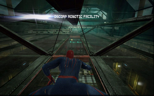 After getting inside the lab, crawl forward towards the vent exit - Chapter 10 - Spider-Man No More! - p. 1 - Walkthrough - The Amazing Spider-Man - Game Guide and Walkthrough
