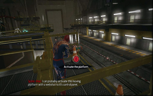At some point you will reach a spot where the bridge is broken - Chapter 10 - Spider-Man No More! - p. 2 - Walkthrough - The Amazing Spider-Man - Game Guide and Walkthrough