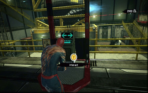 There you will find a , using which you can move the reactor to the side - Chapter 10 - Spider-Man No More! - p. 2 - Walkthrough - The Amazing Spider-Man - Game Guide and Walkthrough