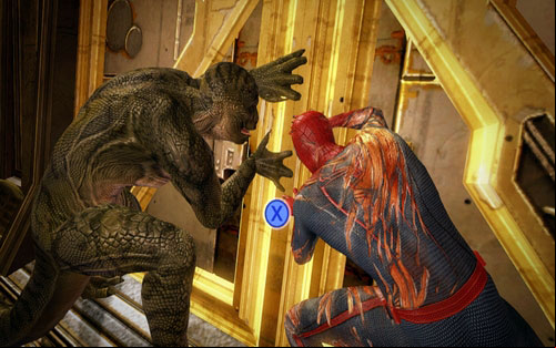 Help him open them by mashing X - Chapter 11 - If This Be My Destiny - Walkthrough - The Amazing Spider-Man - Game Guide and Walkthrough