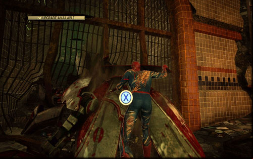 Jump to the machine (RB) and start pressing X - Chapter 12 - Where Crawls the Lizard? - Walkthrough - The Amazing Spider-Man - Game Guide and Walkthrough