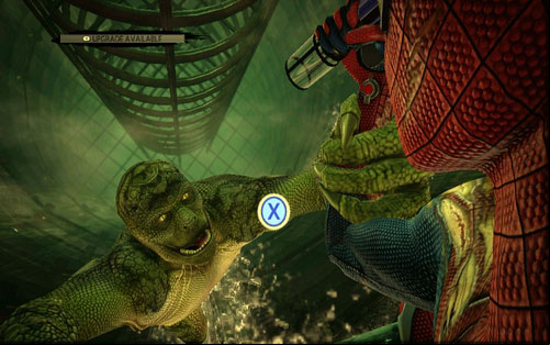 After getting damaged enough, Lizard will fall from the platform - Chapter 12 - Where Crawls the Lizard? - Walkthrough - The Amazing Spider-Man - Game Guide and Walkthrough