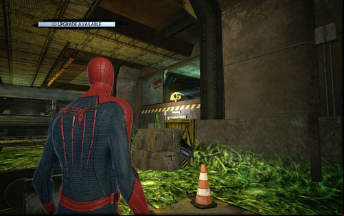 You need to jump through a big broken window - 1 - Train Docking Station - Side missions - The Amazing Spider-Man - Game Guide and Walkthrough