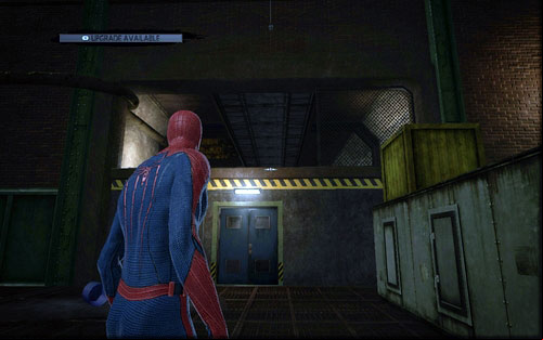 The further road leads through the hole on the right - 1 - Train Docking Station - Side missions - The Amazing Spider-Man - Game Guide and Walkthrough