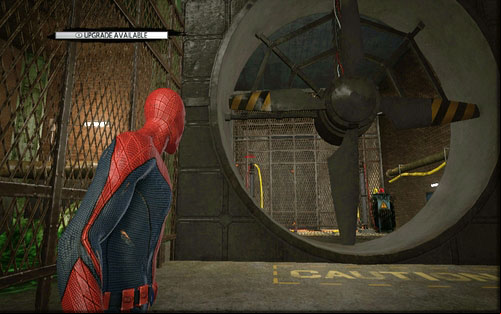 That way you will unlock a turbine with a generator requiring repairs behind it - 1 - Train Docking Station - Side missions - The Amazing Spider-Man - Game Guide and Walkthrough
