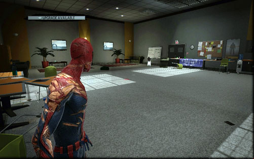 Defeat a couple bandits and you will reach a spot where the guard is being held - 2 - St. Gabriel's Bank - Side missions - The Amazing Spider-Man - Game Guide and Walkthrough