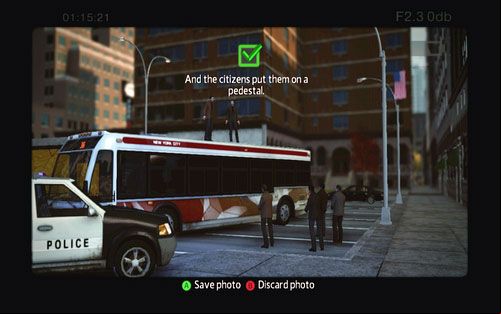 Your next targets are two men standing on the mentioned vehicle - Photo articles - Challenges - The Amazing Spider-Man - Game Guide and Walkthrough