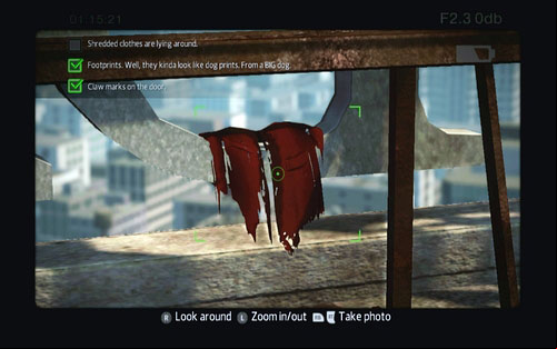 There are scrapes of clothes on one of the letters, photograph them - Photo articles - Challenges - The Amazing Spider-Man - Game Guide and Walkthrough