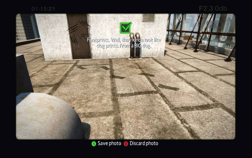 Footprints left on the ground beside you - Photo articles - Challenges - The Amazing Spider-Man - Game Guide and Walkthrough