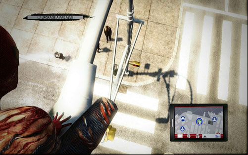For the last one, jump onto the nearby lamp post - Photo articles - Challenges - The Amazing Spider-Man - Game Guide and Walkthrough