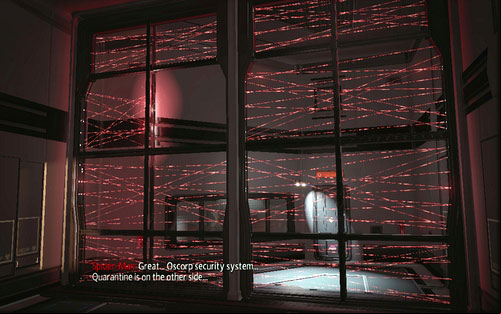 After reaching the laser wall, jump to the other side through the hole on the left - Chapter 01 - Oscorp Is Your Friend - Collectibles inside buildings - The Amazing Spider-Man - Game Guide and Walkthrough