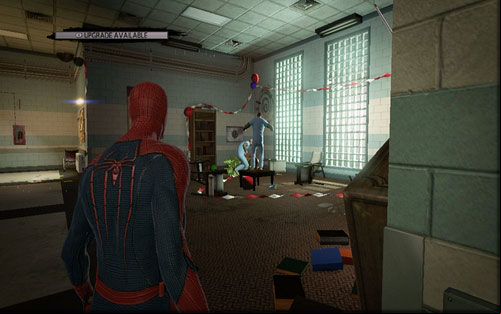 Behind it you will meet two partying men - Chapter 02 - Escape Impossible - Collectibles inside buildings - The Amazing Spider-Man - Game Guide and Walkthrough