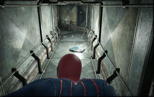 The recording has been hidden inside - Chapter 03 - In the Shadow of Evils Past - p. 1 - Collectibles inside buildings - The Amazing Spider-Man - Game Guide and Walkthrough