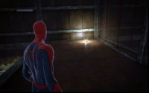 Get rid of him and pick up the magazine on the right - Chapter 03 - In the Shadow of Evils Past - p. 1 - Collectibles inside buildings - The Amazing Spider-Man - Game Guide and Walkthrough