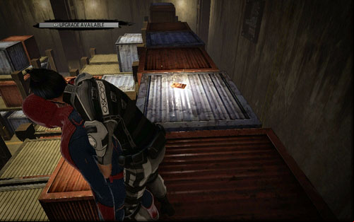 Right beside it, on a pile of crates you should find the last item - Chapter 03 - In the Shadow of Evils Past - p. 1 - Collectibles inside buildings - The Amazing Spider-Man - Game Guide and Walkthrough