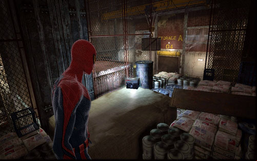 Lying on a nearby barricade - Chapter 03 - In the Shadow of Evils Past - p. 2 - Collectibles inside buildings - The Amazing Spider-Man - Game Guide and Walkthrough