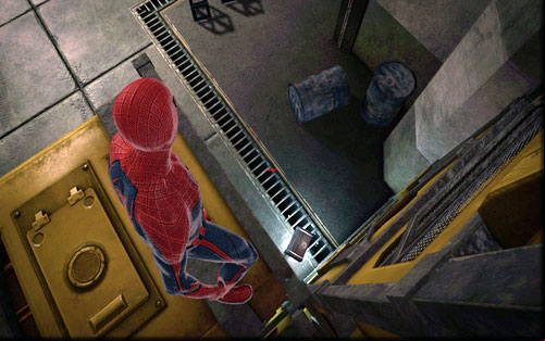 The second piece should be lying on the ground - Chapter 03 - In the Shadow of Evils Past - p. 2 - Collectibles inside buildings - The Amazing Spider-Man - Game Guide and Walkthrough