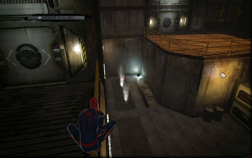 Below in the corner you will find another Tech Piece - Chapter 03 - In the Shadow of Evils Past - p. 2 - Collectibles inside buildings - The Amazing Spider-Man - Game Guide and Walkthrough