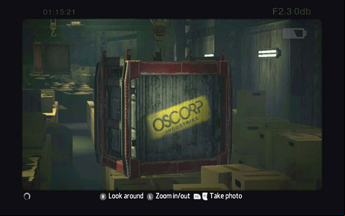 The sign can be found on the crate hanging behind the window - Chapter 03 - In the Shadow of Evils Past - p. 2 - Collectibles inside buildings - The Amazing Spider-Man - Game Guide and Walkthrough