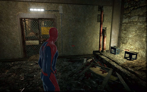 Defeat three mutants and pick up the item in the corner of the room - Chapter 04 - The Thrill of the Hunt - Collectibles inside buildings - The Amazing Spider-Man - Game Guide and Walkthrough