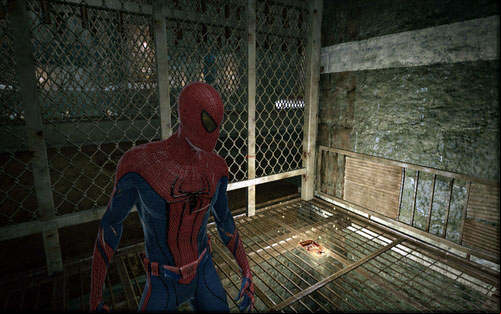 On the highest platform, you will find the magazine - Chapter 04 - The Thrill of the Hunt - Collectibles inside buildings - The Amazing Spider-Man - Game Guide and Walkthrough